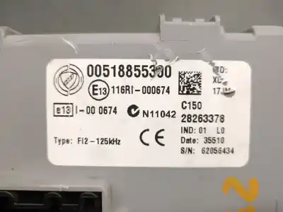 Second-hand car spare part fuse box unit for fiat doblo cargo 1.3 16v jtd cat oem iam references 51885530  