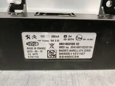 Автозапчастина б/у електронний модуль для peugeot 508 sw i (8e_) 2.0 hdi посилання на oem iam 9801862580 503551121107 magneti marelli  Автозапчастина б/у електронний модуль для peugeot 508 sw i (8e_) 2.0 hdi посилання на oem iam 9801862580 503551121107 magneti marelli