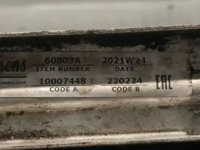 Peça sobressalente para automóvel em segunda mão radiador de água por bmw x3 (e83) 2.0d referências oem iam 17113403551 60803a nissens 17113403551