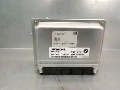 Peça sobressalente para automóvel em segunda mão centralina de motor uce por bmw serie 5 berlina (e39) 2.2 24v cat referências oem iam 7530854