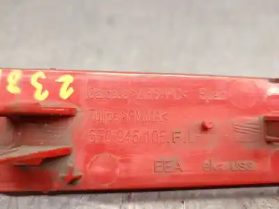 Second-hand car spare part rear left bumper lamp for seat leon (5f1) 1.6 tdi oem iam references 5f0945105f  5f0945105f