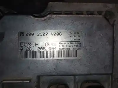 Second-hand car spare part ecu engine control for smart coupe 0.6 turbo cat oem iam references 0003107v006  0261205004 bosch