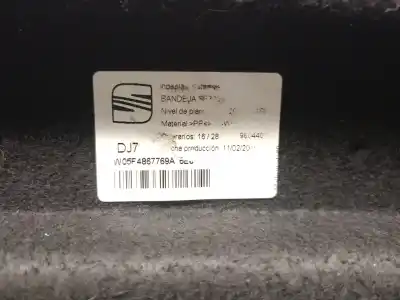 Автозапчастина б/у задній лоток для seat leon (5f1) 1.6 tdi посилання на oem iam 5f4867769a  5f4867769a