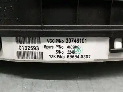 Peça sobressalente para automóvel em segunda mão quadrante por volvo xc90 2.4 diesel cat referências oem iam 30746101  36001654