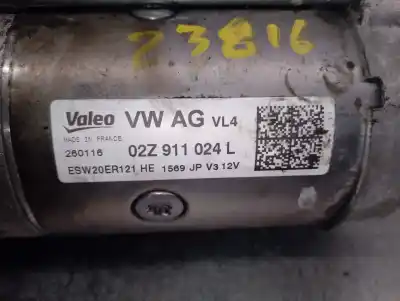 Автозапчастина б/у двигун запускається для seat leon (5f1) 1.6 tdi посилання на oem iam 02z911024l 260116 valeo 02z911021k