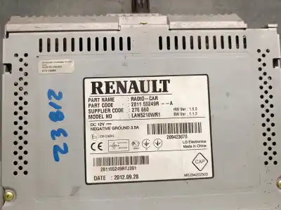 Автозапчастина б/у gps навігаційна система для renault clio iv (bh_) 1.5 dci 90 посилання на oem iam 281155249r  281155249r