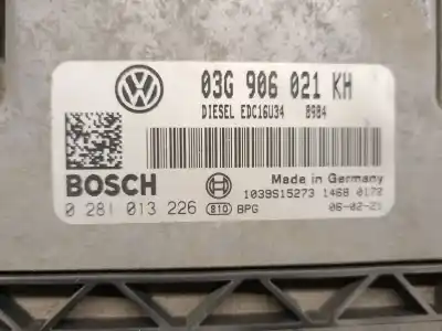 Автозапчастина б/у ебу контролер двигуна для volkswagen jetta (1k2) 1.9 tdi посилання на oem iam 03g906021k  