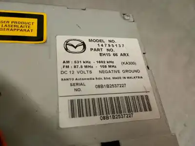 İkinci el araba yedek parçası ses sistemi / radyo cd için mazda cx-7 (er) 2.3 mzr disi turbo awd (er3p) oem iam referansları eh1566arx  