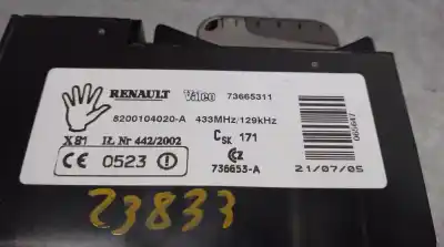 Pezzo di ricambio per auto di seconda mano interruttore di avviamento per renault espace iv (jk0/1_) 3.5 v6 (jk00 jk0f jk0p jk0s jk0w) riferimenti oem iam 8200104020a  8200104020 Pezzo di ricambio per auto di seconda mano interruttore di avviamento per renault espace iv (jk0/1_) 3.5 v6 (jk00 jk0f jk0p jk0s jk0w) riferimenti oem iam 8200104020a  8200104020