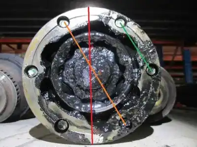 Peça sobressalente para automóvel em segunda mão transmissão dianteira esquerda por volkswagen jetta (1k2) 1.9 tdi referências oem iam 1k0407271at  1k0407271at