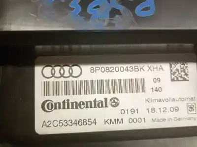 Автозапчастина б/у клімат-контроль для audi a3 (8p) 2.0 tdi посилання на oem iam 8p0820043bk  8p0820043bm Автозапчастина б/у клімат-контроль для audi a3 (8p) 2.0 tdi посилання на oem iam 8p0820043bk  8p0820043bm