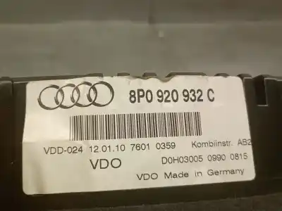 Автозапчастина б/у панель інструментів для audi a3 (8p) 2.0 tdi посилання на oem iam 8p0920932c  8p0920932c Автозапчастина б/у панель інструментів для audi a3 (8p) 2.0 tdi посилання на oem iam 8p0920932c  8p0920932c