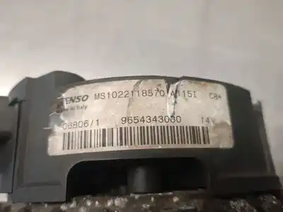 Автозапчастина б/у генератор для peugeot 207/207+ (wa_, wc_) 1.4 16v посилання на oem iam 9654343080 ms1022118570 denso 5705aw