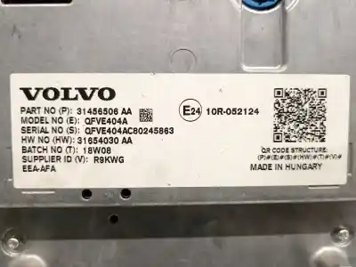 Автозапчастина б/у багатофункційний дисплей для volvo xc40 (536) d4 awd посилання на oem iam 31456506  31456506 Автозапчастина б/у багатофункційний дисплей для volvo xc40 (536) d4 awd посилання на oem iam 31456506  31456506