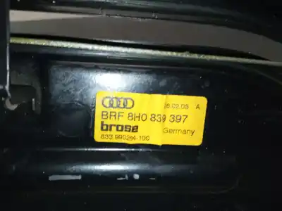 Piesă de schimb auto la mâna a doua mecanism actionare geam spate stânga pentru audi a4 b6 descapotable (8h7) 1.8 t referințe oem iam 8h0839397  8h0839461a