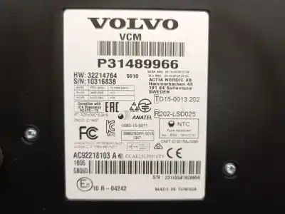 Автозапчастина б/у електронний модуль для volvo xc40 (536) d4 awd посилання на oem iam 31489966   Автозапчастина б/у електронний модуль для volvo xc40 (536) d4 awd посилання на oem iam 31489966