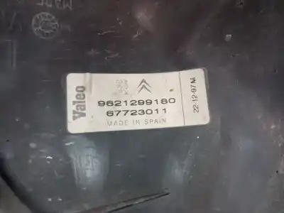 Автозапчастина б/у ліва фара для citroen berlingo 1.9 d multispace посилання на oem iam 9621299180  6204p6