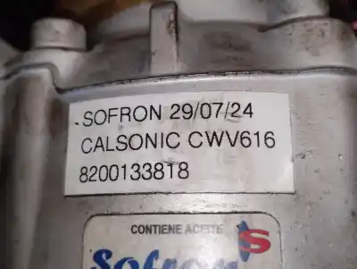 Pezzo di ricambio per auto di seconda mano compressore aria condizionata per renault espace iv (jk0/1_) 3.5 v6 (jk00 jk0f jk0p jk0s jk0w) riferimenti oem iam 8200133818  8200133818