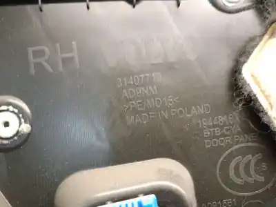 Автозапчастина б/у обликка задніх правіх дверей для volvo xc40 (536) d4 awd посилання на oem iam 31407710  31407710 Автозапчастина б/у обликка задніх правіх дверей для volvo xc40 (536) d4 awd посилання на oem iam 31407710  31407710