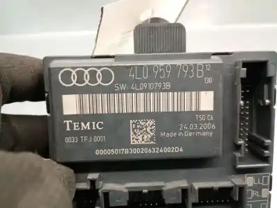 Peça sobressalente para automóvel em segunda mão módulo electrónico do fecho central por audi q7 (4lb) 3.0 tdi quattro referências oem iam 4l0959793b  