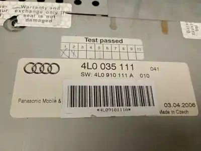 Автозапчастина б/у аудіо система / радіо cd для audi q7 (4lb) 3.0 tdi quattro посилання на oem iam 4l0035111  