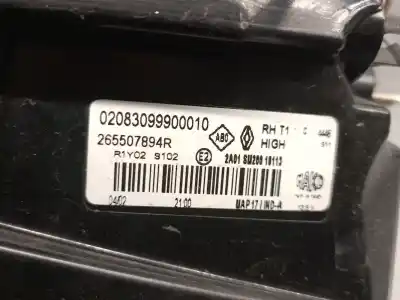 Автозапчасти б/у правый задний фонарь за renault captur ii (hf_) lpg (hfmt) ссылки oem iam 265507894r  