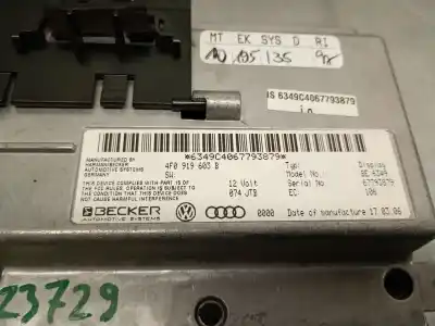 Second-hand car spare part multifunction display for audi q7 (4lb) 3.0 tdi quattro oem iam references 4f0919603b  8t0919603c