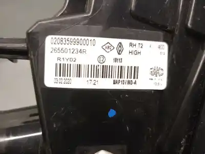 Автозапчасти б/у правый задний фонарь за renault captur ii (hf_) lpg (hfmt) ссылки oem iam 265501234r  