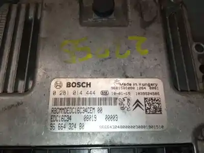 Second-hand car spare part ecu engine control for peugeot bipper 1.4 hdi oem iam references 9666432480  0281014444 bosch