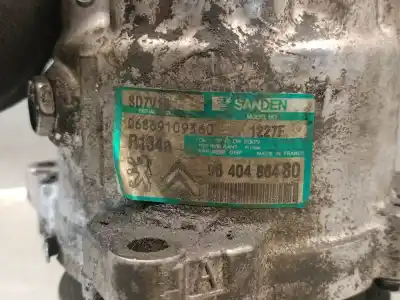 Автозапчастина б/у компресор кондиционера для citroen jumpy 2.0 hdi sx familiar (5/6 asientos) посилання на oem iam 9640486480 1227f sanden 6453tj