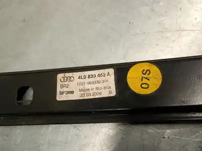 Автозапчастина б/у регулятор скла заднього правого для audi q7 (4lb) 3.0 tdi quattro посилання на oem iam 4l0839462b  