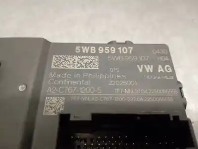 Second-hand car spare part electronic module for cupra formentor (km7) 1.5 tsi oem iam references 5wb959107  5wb959107