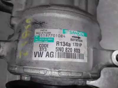 Автозапчасти б/у компрессор кондиционера воздуха за audi a3 (8p) 2.0 tdi ссылки oem iam 5n0820803 pxe14 sanden 5n0820803c