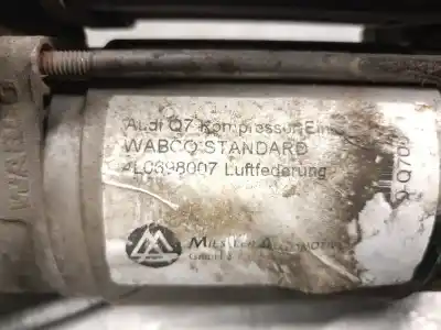 Peça sobressalente para automóvel em segunda mão compressor suspensão por audi q7 (4lb) 3.0 tdi quattro referências oem iam 4l0698007  4l0698007