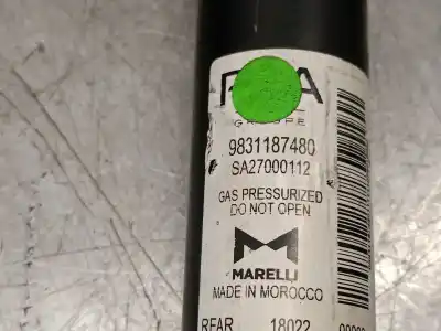 Second-hand car spare part rear left shock absorber for peugeot 208 ii (ub_, up_, uw_, uj_) 1.2 puretech 100 oem iam references 9831187480 sa27000112 marelli 9831186680