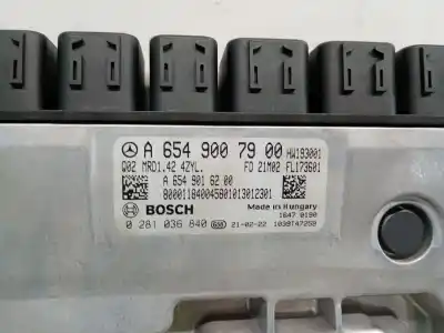 Автозапчасти б/у блок управления двигателем за mercedes-benz glc (x253) 200 d 4-matic (253.916) ссылки oem iam a6549007900 0281036840 
