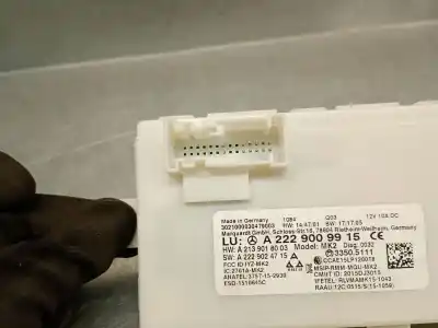 Автозапчастина б/у електронний модуль для mercedes-benz glc (x253) 200 d 4-matic (253.916) посилання на oem iam a2229009915  