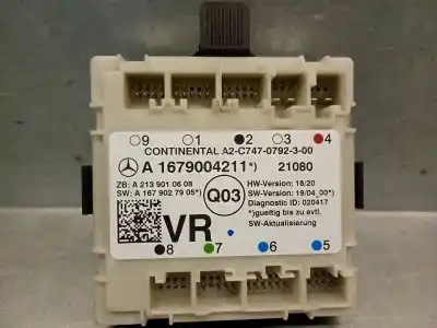 Автозапчастина б/у електронний модуль для mercedes-benz glc (x253) 200 d 4-matic (253.916) посилання на oem iam a1679004211  