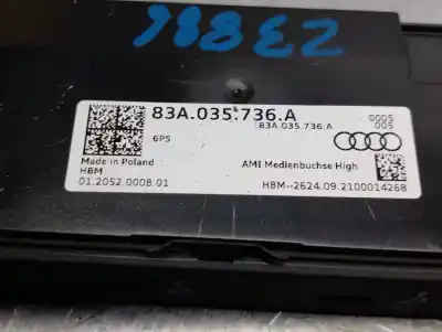 Second-hand car spare part electronic module for audi q3 (f3b) 35 tdi oem iam references 83a035736a  83a035736a
