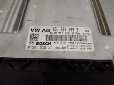 Second-hand car spare part ecu engine control for audi q3 (f3b) 35 tdi oem iam references 05l907309b  