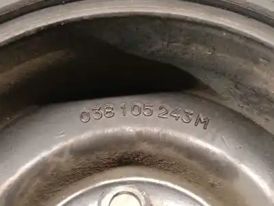 Second-hand car spare part crankshaft pulley for audi a3 (8p) 2.0 tdi oem iam references 038105243m  038105243m