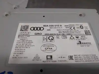 Second-hand car spare part audio system / radio cd for audi q3 (f3b) 35 tdi oem iam references 82a035010a  82a035010a