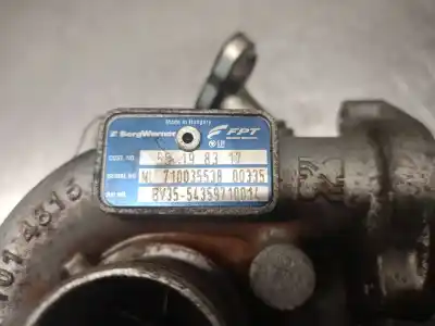 Tweedehands auto-onderdeel turbolader voor fiat doblo cargo 1.3 16v jtd cat oem iam-referenties 55198317 bv3554359710014 borgwarner 55198317