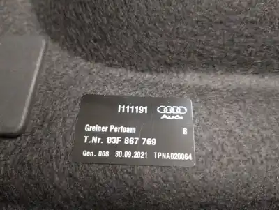 Second-hand car spare part parcel shelf for audi q3 (f3b) 35 tdi oem iam references 83f867769  83f867769