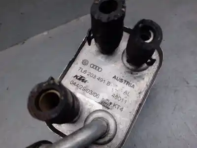 Автозапчасти б/у охладитель моторного масла за audi q7 (4lb) 3.0 tdi quattro ссылки oem iam 7l6203491b  7l6203491d