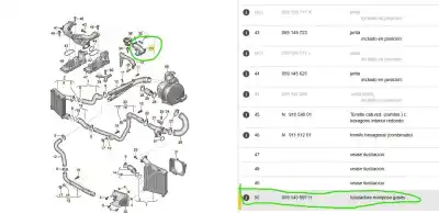 Автозапчасти б/у трубка за audi q7 (4lb) 3.0 tdi quattro ссылки oem iam 059145997d  059145997h