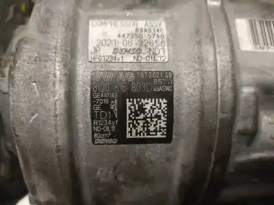 Автозапчасти б/у компрессор кондиционера воздуха за audi q3 (f3b) 35 tdi ссылки oem iam 3q0816803d 4472505780 denso 3q0816803b