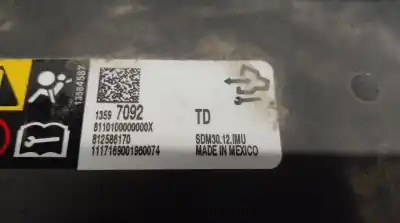 Peça sobressalente para automóvel em segunda mão centralina de airbag por opel corsa e van 1.3 cdti referências oem iam 812586170 13597092 gm 