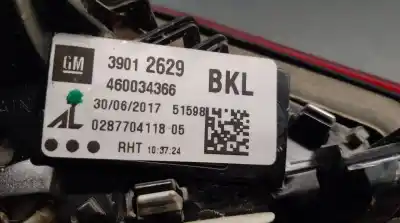 Second-hand car spare part left tailgate light for opel corsa e van 1.3 cdti oem iam references 460034366 39012629 gm 1222573