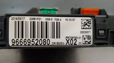 Second-hand car spare part fuse box unit for citroen c3 ii (sc_) 1.6 hdi oem iam references 9666952080 22030071 valeo 
